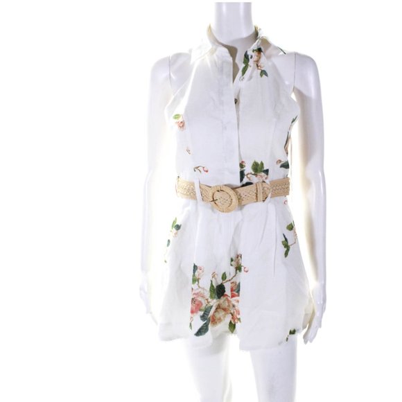 Zimmermann Kirra Halterneck Romper - 0P - Picture 4 of 12